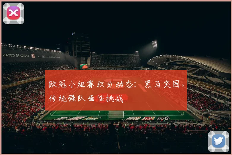 欧冠小组赛积分动态：黑马突围，传统强队面临挑战